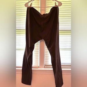 XL Chocolate-Colored Faded Glory Leggings